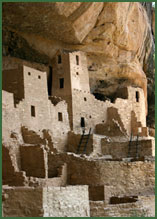 An archaeological site in the Mesa Verde region.