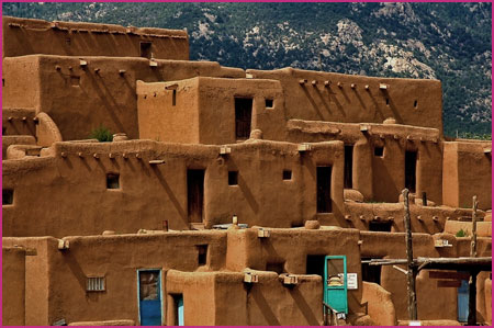 Taos Pueblo in New Mexico.