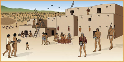 Pueblo II period.